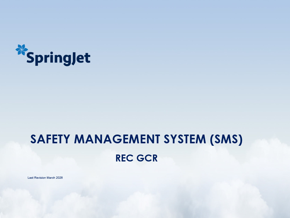 Safety Management System (SMS) Recurrent - Ground Coordinators 2026